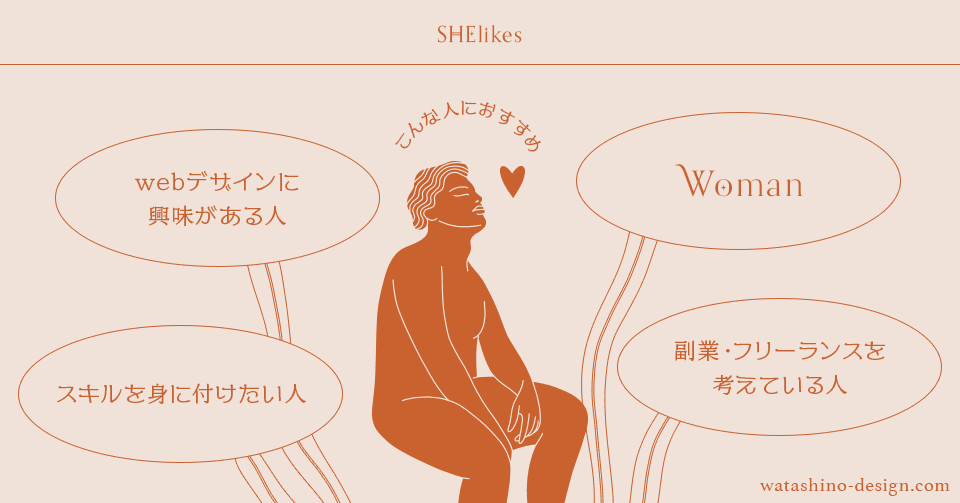 おすすめwebデザインスクール「SHElikes」画像