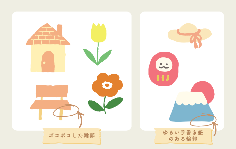 Canvaに公開しているShioのイラスト（アウトライン）の解説画像